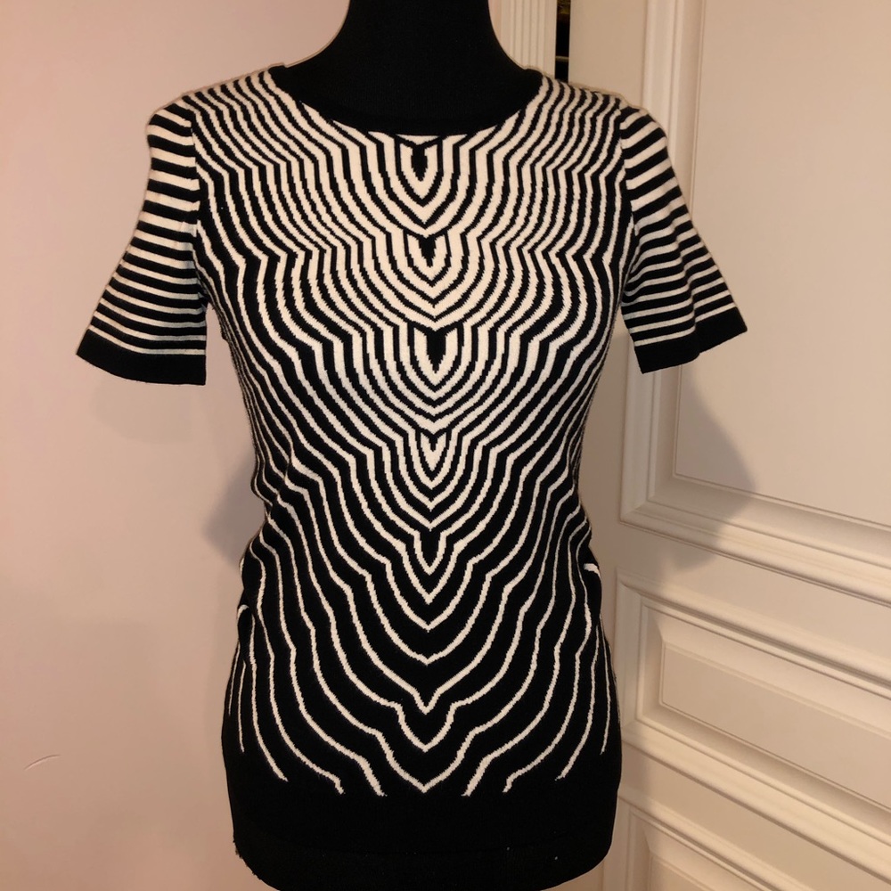 MARC BY MARC JACOBS Black and White Sweater